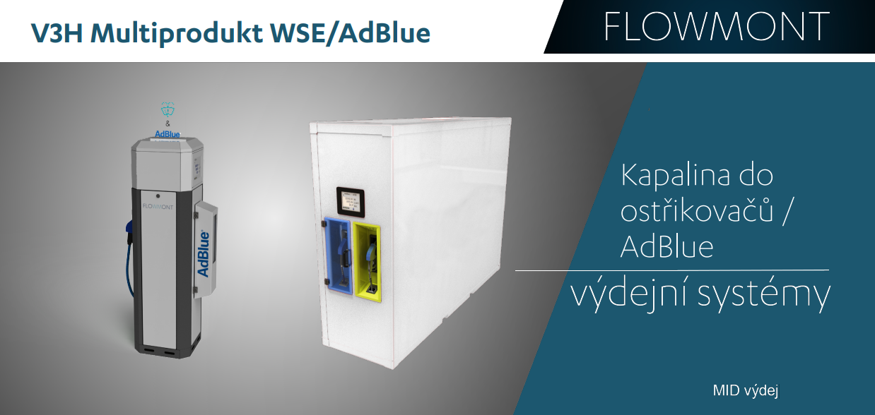 Multiprodukt kapalina do ostřikovačů a adblue